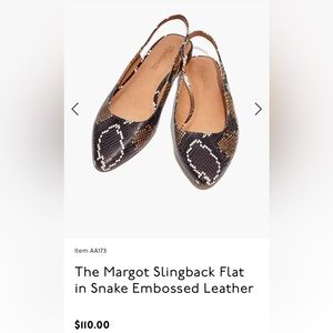 Madewell Margot Slingback Flat